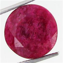 8.03ct African Ruby Round Cut (GEM-37122)