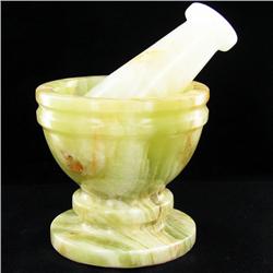 Thai Jade Mortar and Pestle (DEC-437)