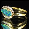 Image 2 : 10.1twc Opal Diamond 14k Gold Ring (JEW-3405)