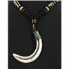 Image 1 : Tibet Shell Agate Bead Nickel Necklace (JEW-3259)