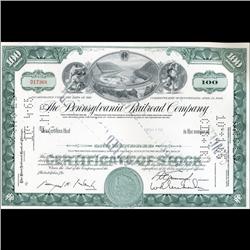 1960s Penn. Railroad Stock Certificate Scarce (CUR-06422)