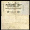 Image 1 : 1922 Germany 500 Mark Note Hi Grade Rare (CUR-05669)