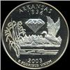 Image 1 : 2003S US Arkansas Quarter Graded PR70 DCAM (COI-6361)