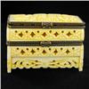 Image 1 : Chinese Handcarved Bone Double Gem Box (CLB-853)