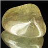 Image 1 : 46.55ct Tourmaline Rutilated Quartz Freeform Cabochon (GEM-33898)