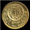 Image 1 : 1959 Mexico Aztec Mini Gold Coin 8k (COI-9734)