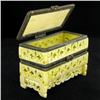 Image 2 : Chinese Handcarved Bone Double Gem Box (CLB-856)