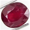 Image 1 : 6.21ct Sparkling Natural Blood Ruby Oval (GEM-29411)