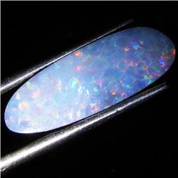 3.76ct Australian Black Opal Doublet Full Fire (GEM-36068)