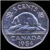 Image 2 : 1954 Canada 5c Hi Grade GEM Unc (COI-7926)