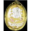 Image 1 : Gold Vermeil Ganesh Amulet (JEW-2567)