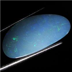 8ct Australian Black Opal Doublet Full Fire (GEM-36479)