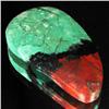 57.87ct Rare Banded Red Green Agate Cabochon (GEM-33137)