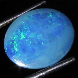 2.23ct Australian Black Opal Doublet Full Fire (GEM-36144)