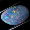 3.01ct Australian Black Opal Doublet Full Fire (GEM-35990)