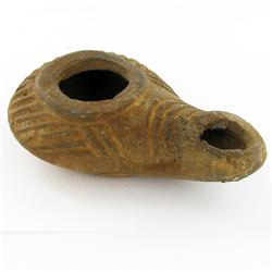 Rare Ancient Greek Oil Lamp 2500 Y/O  (ANT-742)