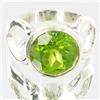 Image 1 : 46.28twc Peridot Sterling Ring (JEW-2823)