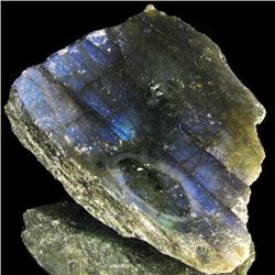 154ct Flashy Peacock Color Labradorite Slab (GEM-33631)