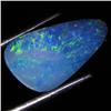2.48ct Australian Black Opal Doublet Full Fire (GEM-36035)