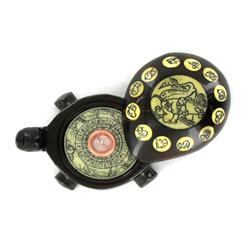 Tibet Teak Turtle Bone Zodiac Compass (ANT-1308)