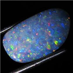 2.9ct Australian Black Opal Doublet Full Fire (GEM-36468)