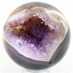 1885ct Crystal Agate Amethyst Sphere (MIN-000092)