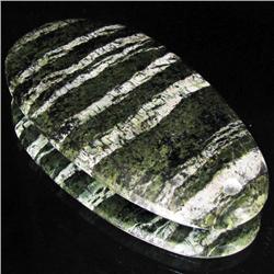 113.25ct Rare Tigert Agate Cabochon (GEM-33168)