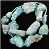 Image 1 : 1640ct Natural Turquoise Chunk Strand (JEW-3464)