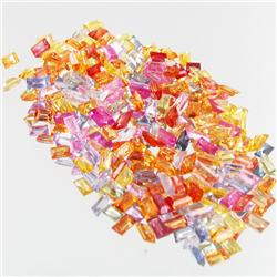 1.09ct Mixed Color Sapphire Square Cut Parcel (GEM-37962)