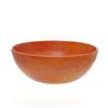Hand Carved Rare Black Afzelia Wood Round Bowl (DEC-212)