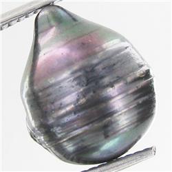 11.06ct Baroque Peacock Black South Sea Saltwater Pearl (GEM-33286)