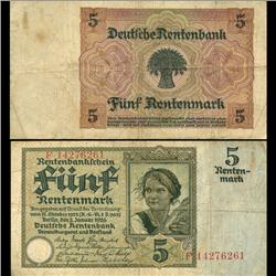 1926 Germany 5 Mark Better Circulated (CUR-05854)