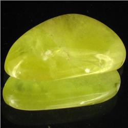 18.35ct Lemon Prehnite Cabochon (GEM-35691)