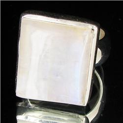 59.34twc Moonstone Sterling Ring (JEW-2768)