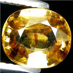 2.64ct Oval Cut Yellow Zircon (GEM-33529)