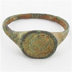 Ancient Roman Bronze Ring 1800+ y/o (ANT-810)