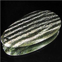 123.10ct Rare Tigert Agate Cabochon (GEM-33167)