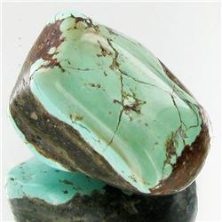 37.85ct Green Turquoise Freeform Cabochon (GEM-33770)