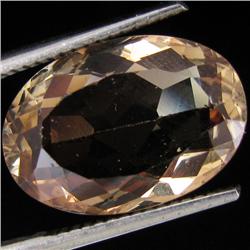 6.85ct Clear Champagne Oregon Sunstone Oval (GEM-30978)