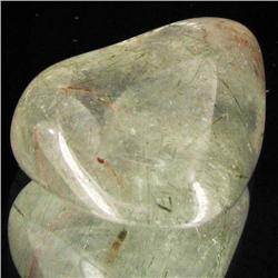 72.2ct Tourmaline Rutilated Quartz Freeform Cabochon (GEM-33877)