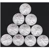 Lot Of 10 American Silver Eagles