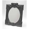 Image 1 : A Victorian black composition easel mirror...