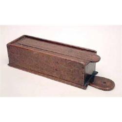 An early 19th century mahogany wall-hanging...