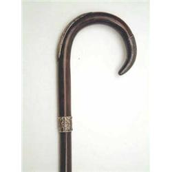 An Edwardian sword stick with a toledo blade...