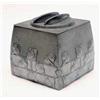 Image 1 : A Liberty Tudric pewter biscuit box designed...