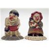 Image 1 : A pair of Victorian cast iron door stops...