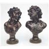 Image 1 : A pair of 19th century Neapolitan bronze...