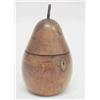 Image 1 : A George III pear tea caddy with...