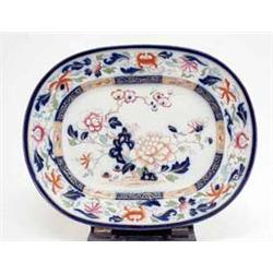 A Victorian ironstone Imari Indian Tree...