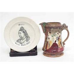 A Burleighware commemorative 1953 Coronation...